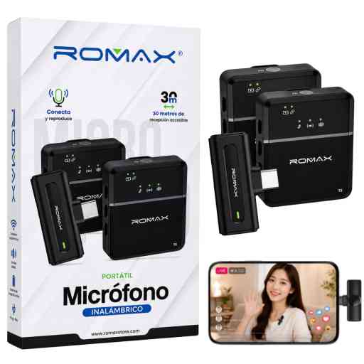 ROMAX TSM0019 MICROFONO INALAMBRICO