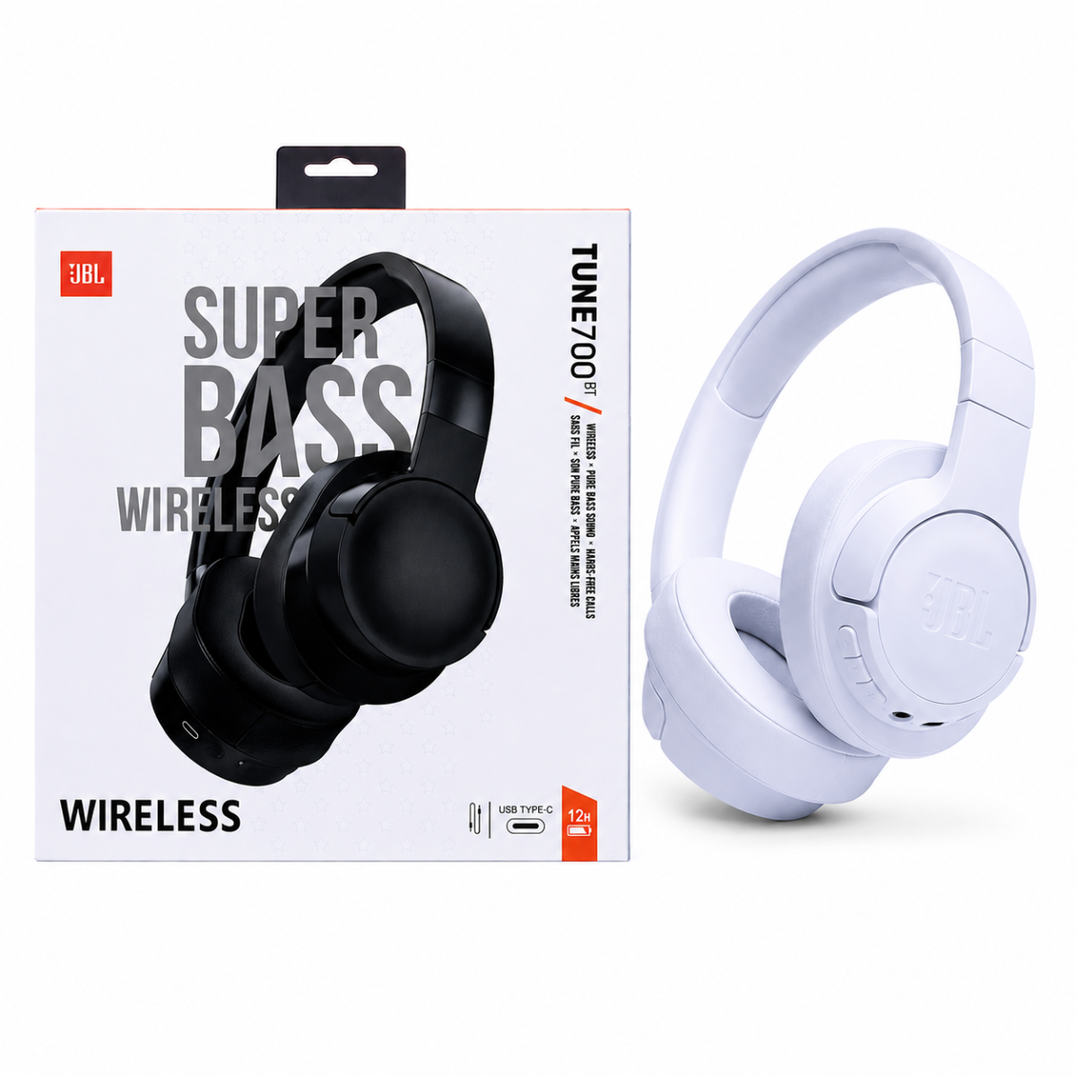 TUNE700 AUDIFONO BLUETOOTH (BLANCO)