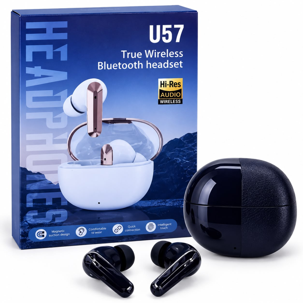 U57 AUDIFONO BLUETOOTH (NEGRO)