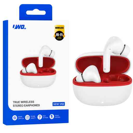 UWO NEW-V66 AUDIFONO BLUETOOTH (BLANCO)