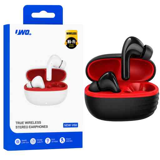 UWO NEW-V66 AUDIFONO BLUETOOTH (NEGRO)