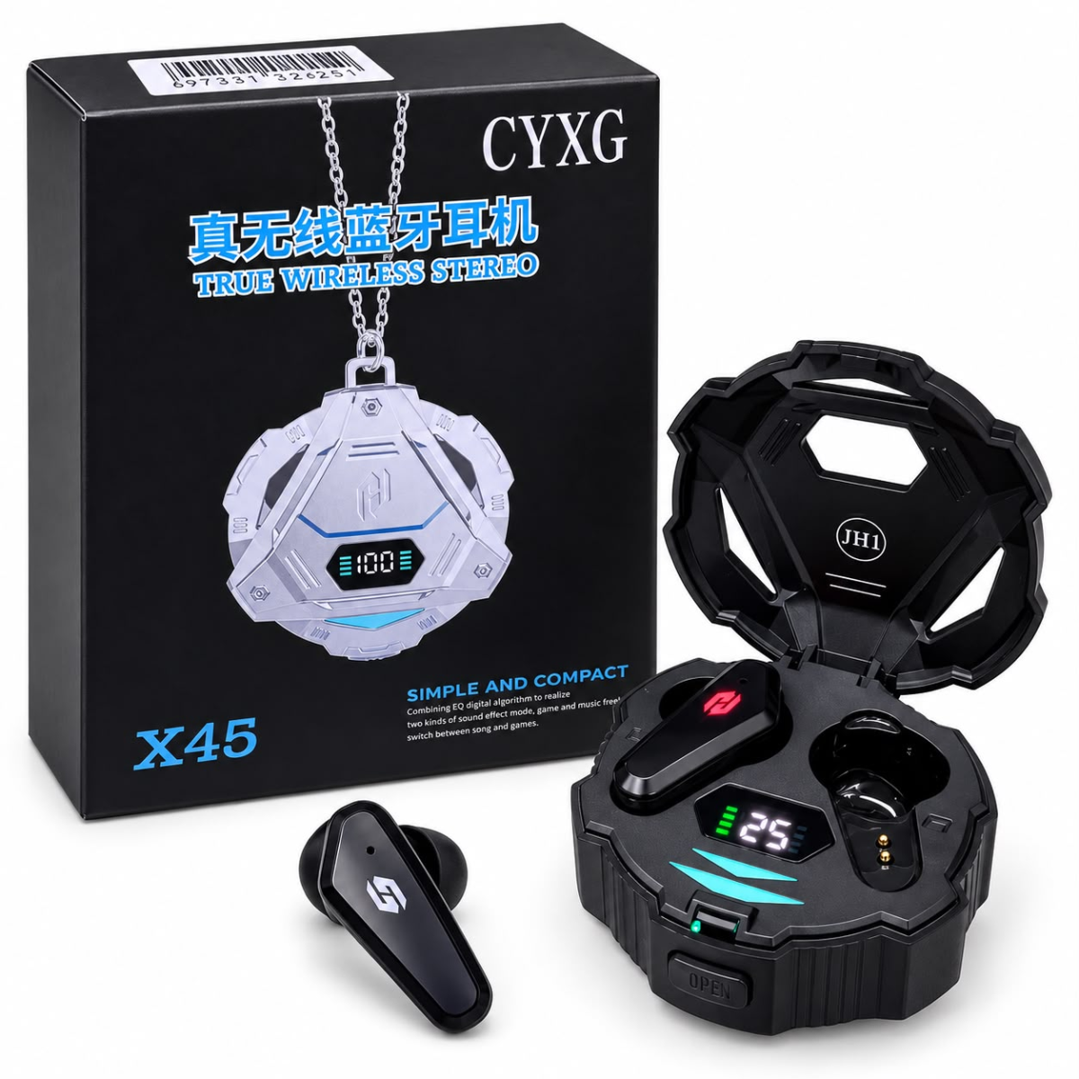 X45 AUDIFONO BLUETOOTH (NEGRO)