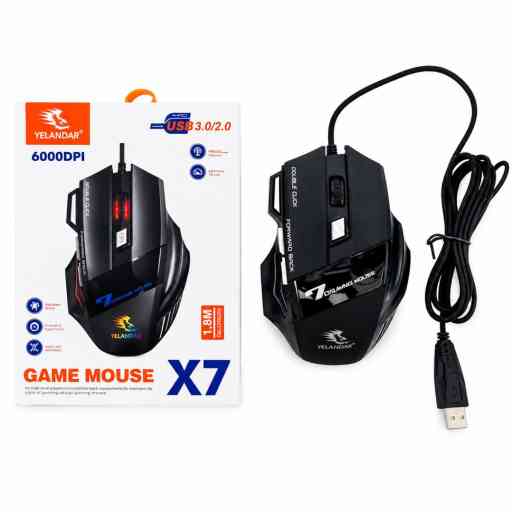 YELANDAR X7 MOUSE GAMER RGB