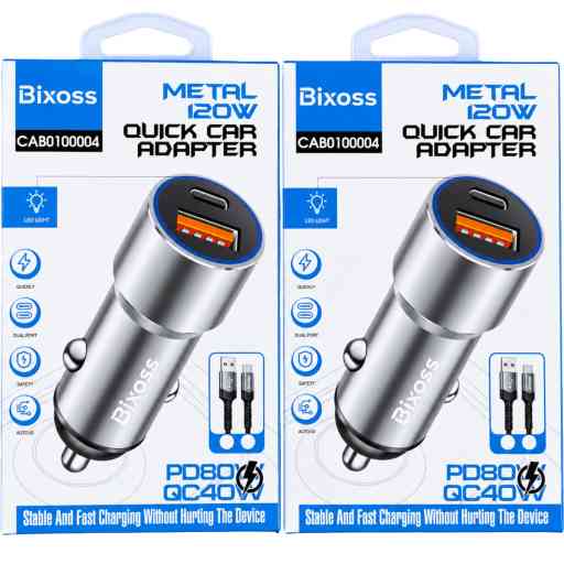 BIXOSS CAB0100004 CARGADOR DE AUTO