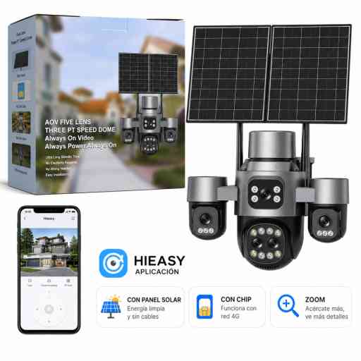CAMARA ZM-X5Q CON ZOOM PANEL COLAR CHIP 4 LENTES